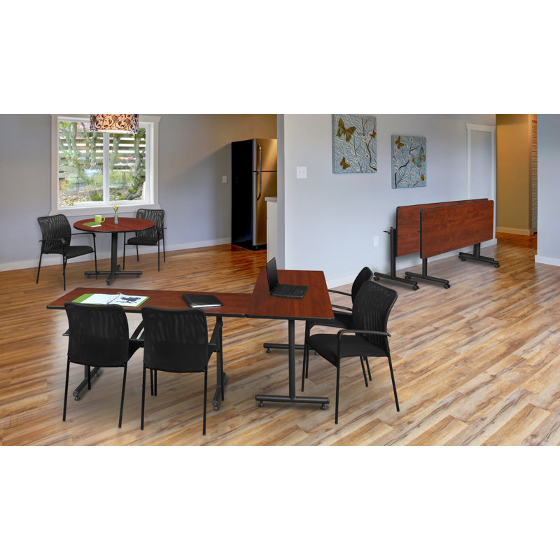 Table de salle de repos Nicklo, Stratifié cerise