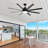 Jamii-Leigh Large Indoor/Covered Outdoor Modern Ceiling Fan with Led Lights and Remote, 6-Speed, Reversible Quiet DC Motor, Timer, 8-ABS-Blade-2030655099-2039304821-2041658774