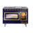 ILVE Nostalgie II Series Noblesse 48 inch Dual Fuel Range with 8 Sealed Burners, Griddle (Glass Door)-112295486-112295494-112295482