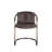 Guzman 20'' H Genuine Leather Upholstered Metal Armchair-80047500