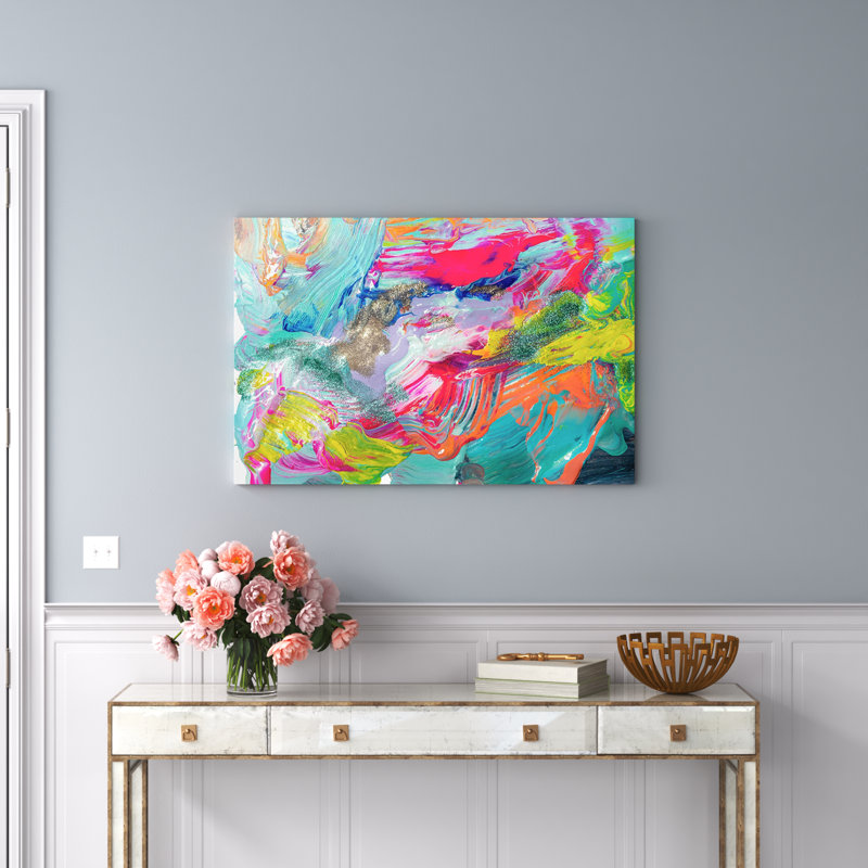 «Show Me Love», reproduction d'art sur toile, Toile tendue, H 30 po x l 45 po x 1,5 po, No Frame