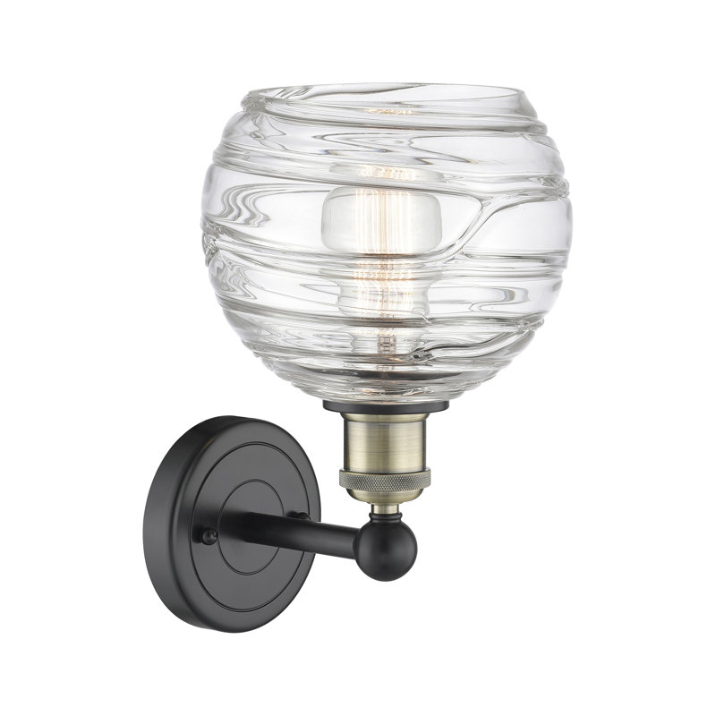Essex Armed Sconce, Black Antique Brass