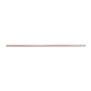 Kenney Twist & Fit No Tools Spring Tension Shower Curtain Rod, 42-72"