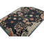 Art Deco Hand Knotted Wool Floral Area Rug-759142230