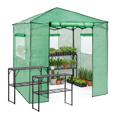 Pop Up Greenhouses 7 ft W x 7 ft D Greenhouse