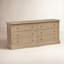 Clarence 6 Drawer Dresser Warm Brown-212376949