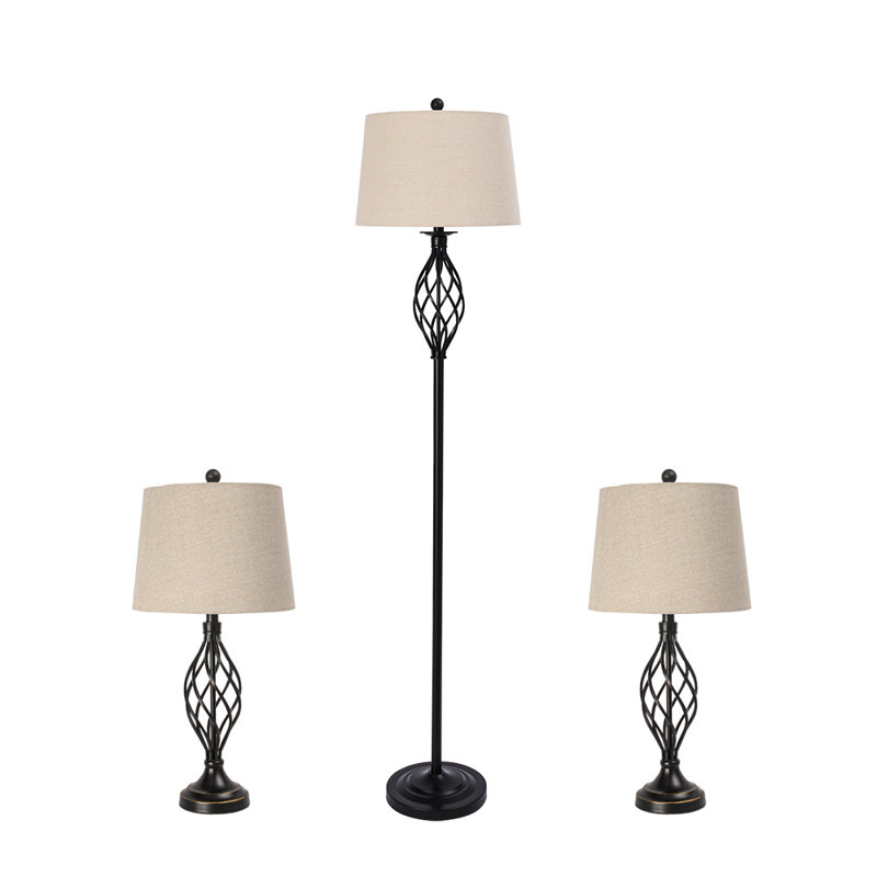 Gimbya 64'' Traditional Floor & Table Lamp Set
