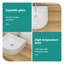 Lavabo de salle de bain en céramique blanche 15,69 "x 13,69"