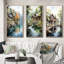 «Hotel Lodges Serenity Retreat», 3 pièces sur toile-1715481839-1715481838