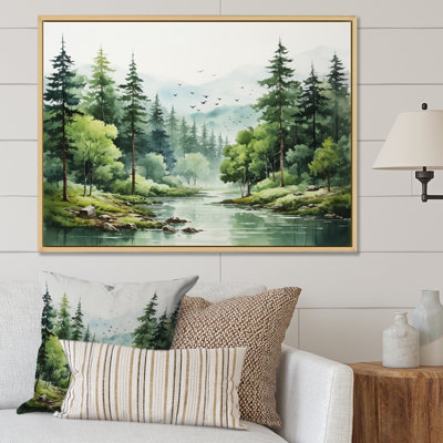 Tranquil Forests Landsacpe I - Forest Wall Art For Living Room