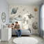 Décoration murale amovible pour enfants avec fond blanc-26569175-26569173
