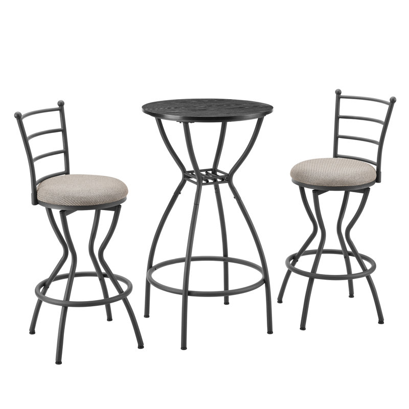 3 Bar Table and Chairs Set