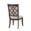 Chaise d'appoint rembourrée (ensemble de 2)