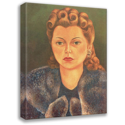 Portrait de madame Natasha Gelman par Diego Rivera, toile tendue avec châssis