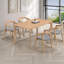 Ensemble de table de salle à manger 5 pièces en bois massif Avanti Modern-130513054-134325826