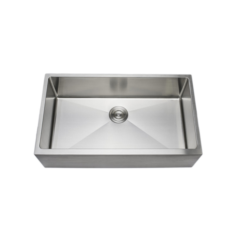 Chef's Series 33'' L Farmhouse / Apron Single Bowl Stainless Steel Kitchen Sink