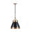 Savarin 1-Light Pendant - 16.5"H - Heritage Black/Heritage Bronze