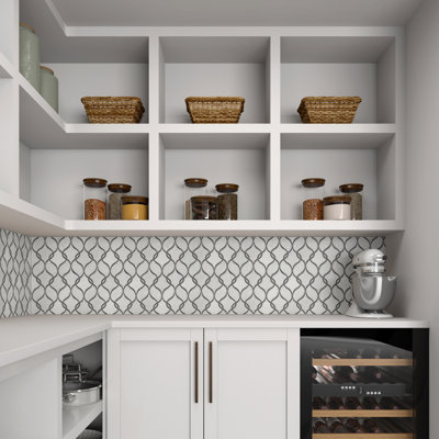 Lavaliere Carrara Natural Stone Mosaic Wall Tile