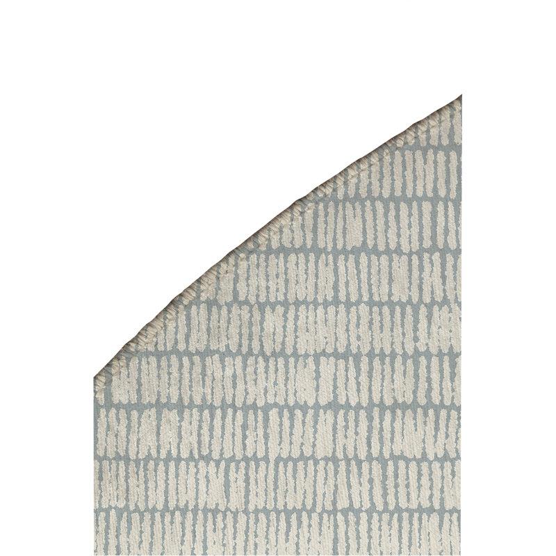 Ricky Row Non-Slip Outdoor Rug, Round 5'