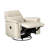 Luxury Comfort Premium Leather Recliner 1Pc Upholstery Gentle Gliding Swivel Motion Living Room Furniture-463555761