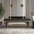 48.43''W Leather Upholstered Bench With Metal Legs-1193262360