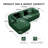 Everette 74" W x 34.2" D x 36.6" H Modular Contrast Teddy Sectional Sofa