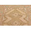 Tapis de zone en laine beige/brun 4 pi 3 po x 5 pi 7 po one-of-kind à la main noué la Earley