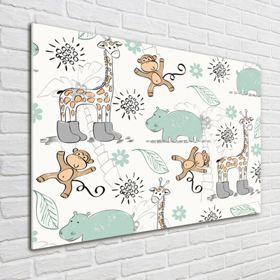 Animals - No Frame Print on Glass