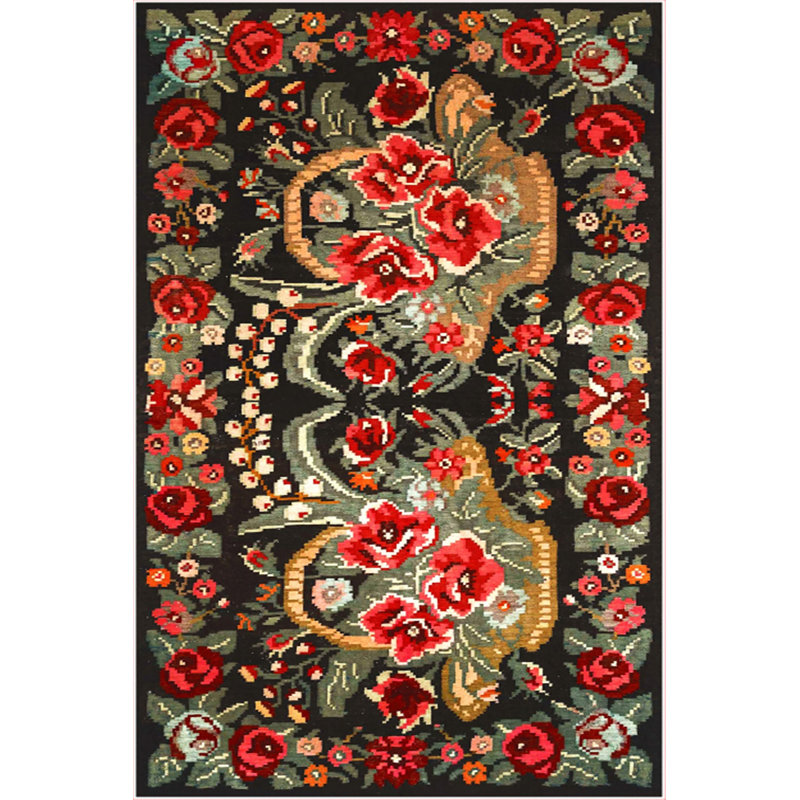Luxurious 3D Printed Velvet Carpet, 47.2 x 70.9 inches | 100% Velvet Fabric, 100% Cotton Sole | Pile Height: 0.4 inches, Total Height: 0.5 inches | Antibacterial, Non-Slip, Machine Washable | Ideal for Living Room & Bedroom Decor