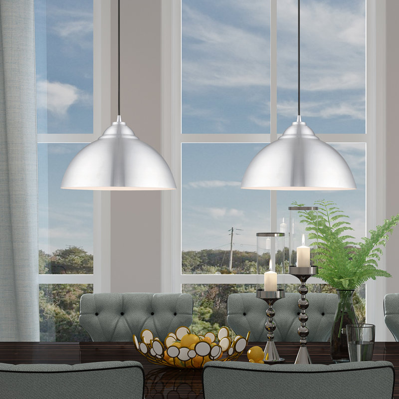 Alysen 1 - Light Pendant, Brushed Aluminum