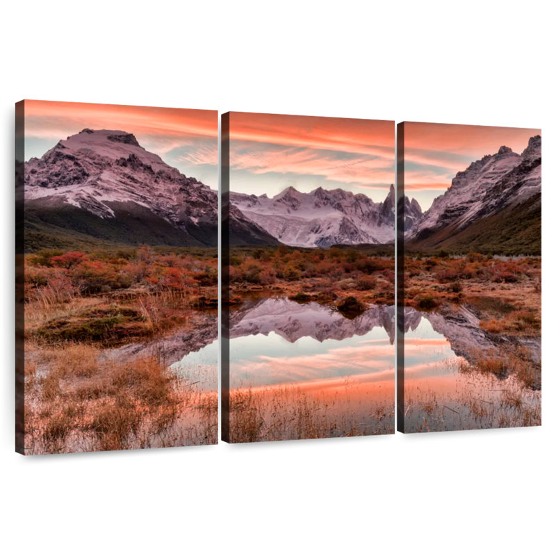 Alvord Cerro Tour coucher de soleil brillant, H 32 po x l 50 po