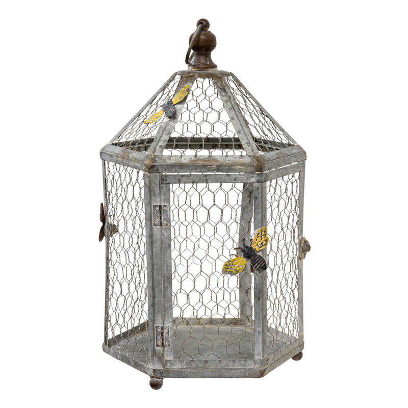 17'' H Metal Lantern