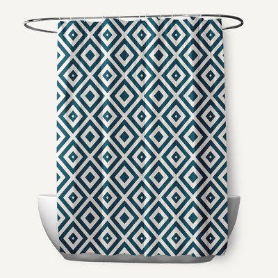 Joshi Geometric Shower Curtain
