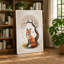 Fox Beneath Falling Leaves Boho - Print-136777858-136777859