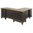 Django Solid and Manufactured Wood L-Shaped Executive Desk-65076890
