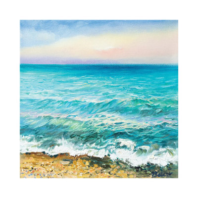 Sea by Katharina Valeeva - Wrapped Canvas Painting
