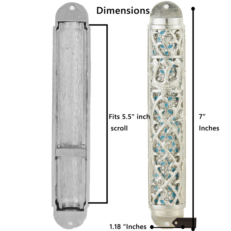 Pewter Mezuzah