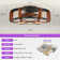 Karlena 18.9" Dimmable LED Ceiling Fan with Light and Remote Control