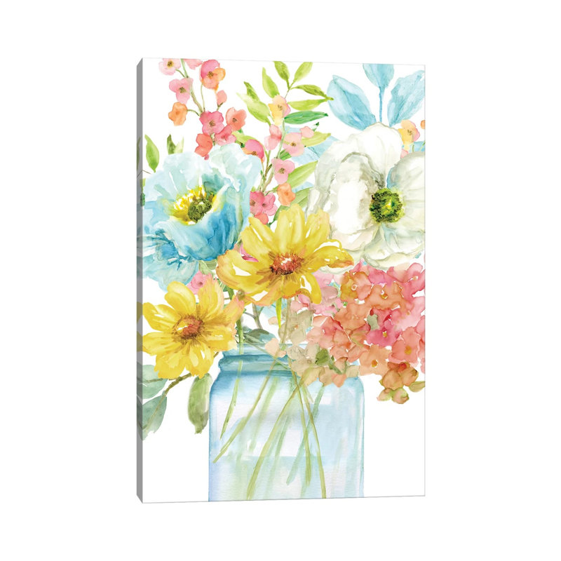 «Summer Fresh I» par Nan - impression sur toile tendue, H 40 po x l 26 po x P 1,5 po