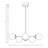 8 - Light Dimmable Sputnik Chandelier
