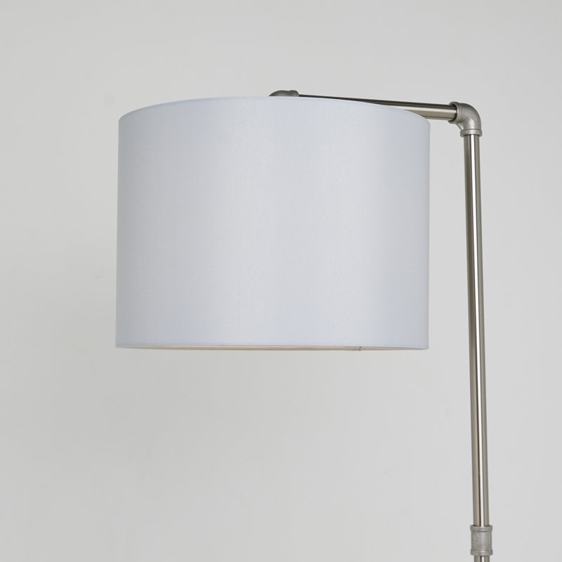 Kulno 160cm Satin Nickel Arched Floor Lamp