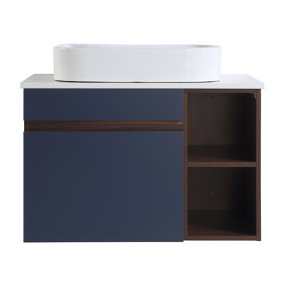 Ensemble de meuble-lavabo mural simple l 30 po