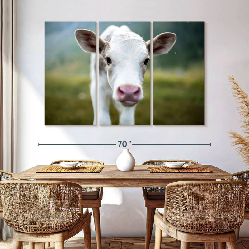 Small Cow, 42" H x 65" W