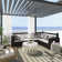 44" Seawall 5 - Blade Wet Rated Ceiling Fan With LED Light Kit And Pull Chain