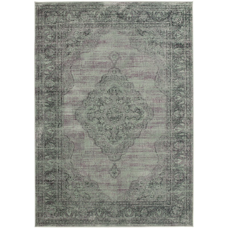 Vintage Performance Oriental Rug, Rectangle 9' x 12'