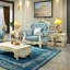 Fauteuil en cuir de vache 46,46 po