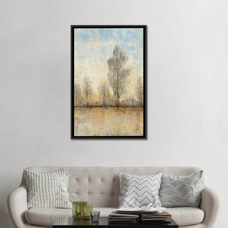 «Quiet Nature I», reproduction d'art sur toile tendue, Toile avec cadre noir, Pas de tapis, H 48 po x l 32 po x P 1,5 po