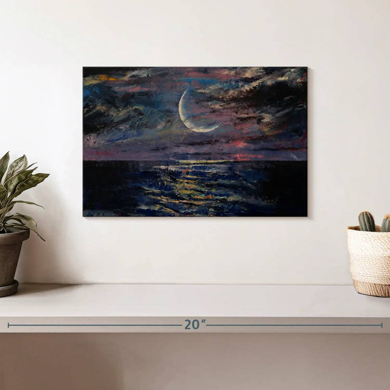 Oberle Moon, 8" H x 12" W