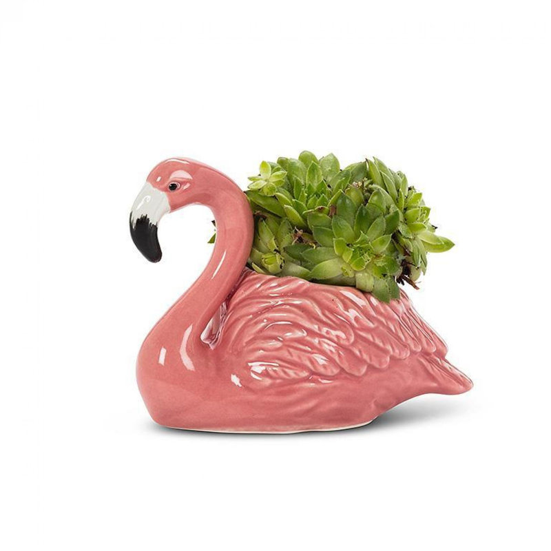 Pot à fleurs Flamingo