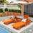 Altura Outdoor Chaise Lounge with Table-88382489